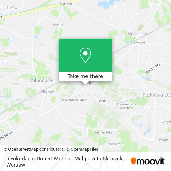 Rivakork s.c. Robert Matejuk Małgorzata Skoczek map