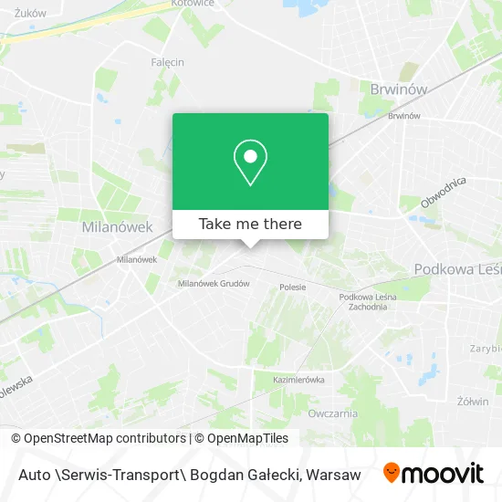 Карта Auto \Serwis-Transport\ Bogdan Gałecki