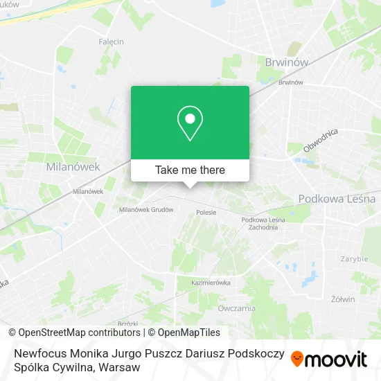 Карта Newfocus Monika Jurgo Puszcz Dariusz Podskoczy Spólka Cywilna