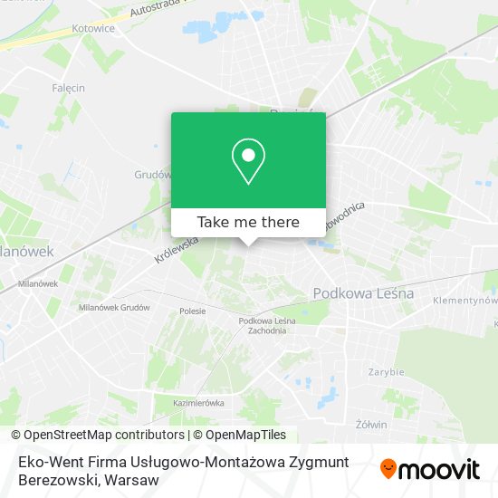 Eko-Went Firma Usługowo-Montażowa Zygmunt Berezowski map