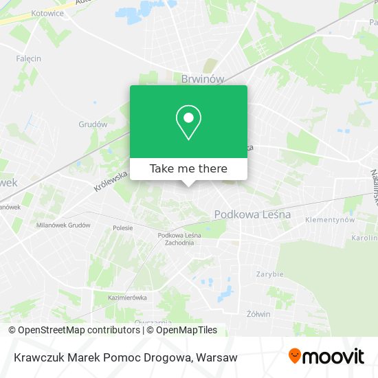 Krawczuk Marek Pomoc Drogowa map