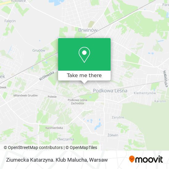 Ziumecka Katarzyna. Klub Malucha map