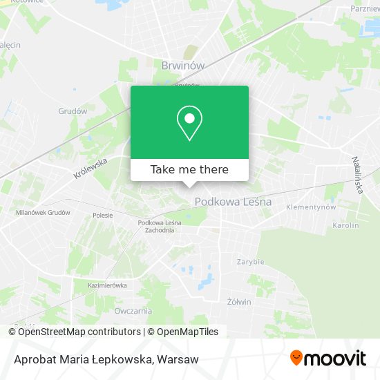 Aprobat Maria Łepkowska map