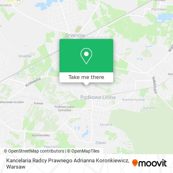 Kancelaria Radcy Prawnego Adrianna Koronkiewicz map