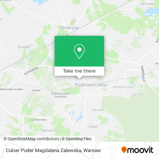 Cukier Puder Magdalena Zalewska map