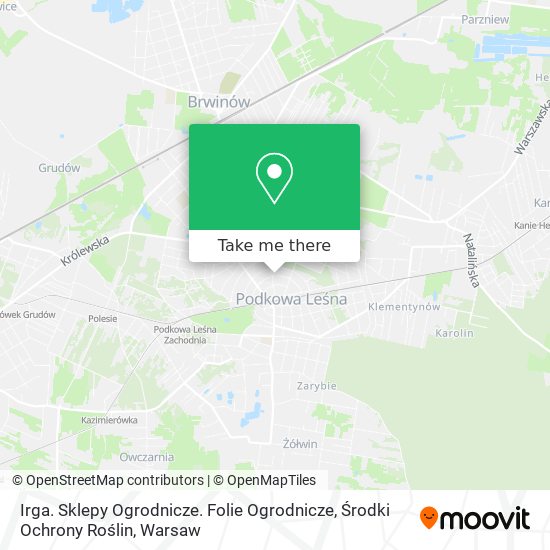 Irga. Sklepy Ogrodnicze. Folie Ogrodnicze, Środki Ochrony Roślin map