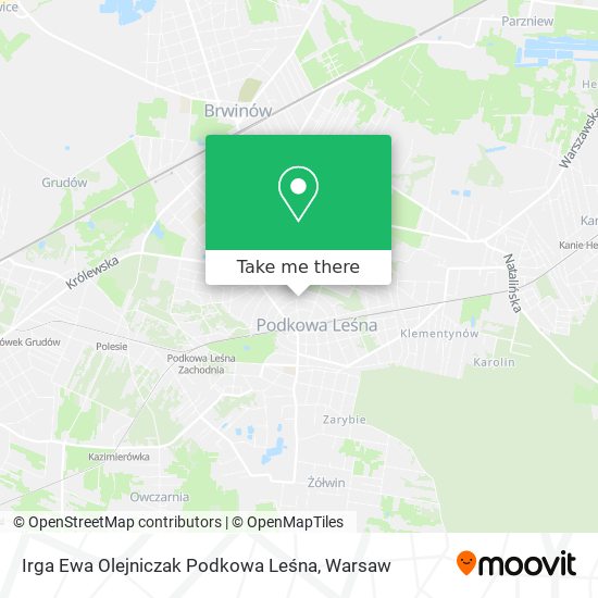 Irga Ewa Olejniczak Podkowa Leśna map