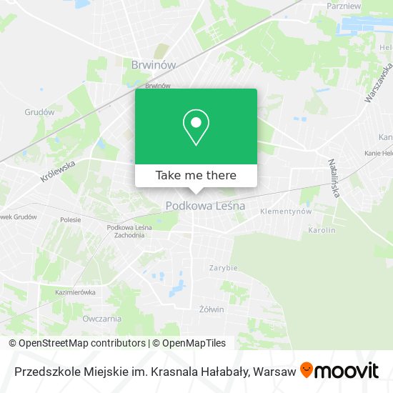 Przedszkole Miejskie im. Krasnala Hałabały map