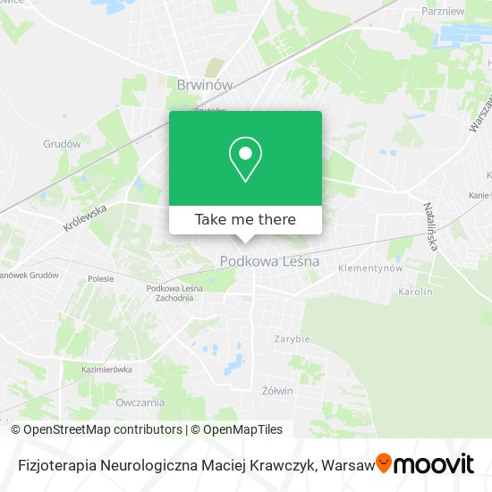 Fizjoterapia Neurologiczna Maciej Krawczyk map