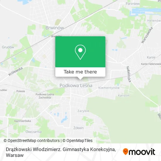 Карта Drążkowski Włodzimierz. Gimnastyka Korekcyjna