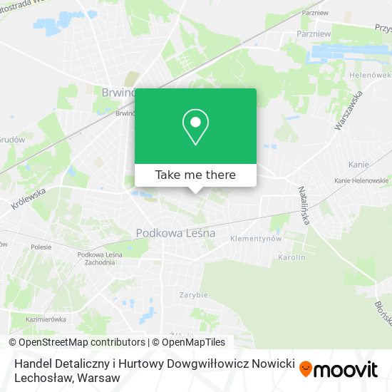 Handel Detaliczny i Hurtowy Dowgwiłłowicz Nowicki Lechosław map