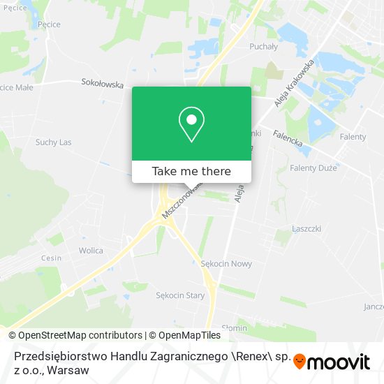 Przedsiębiorstwo Handlu Zagranicznego \Renex\ sp. z o.o. map