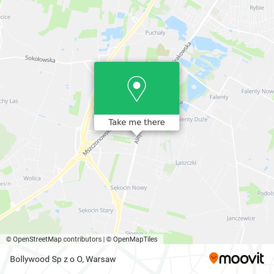 Bollywood Sp z o O map