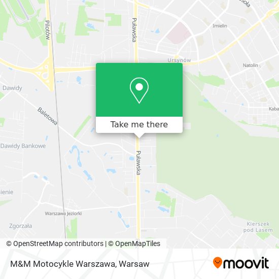 M&M Motocykle Warszawa map