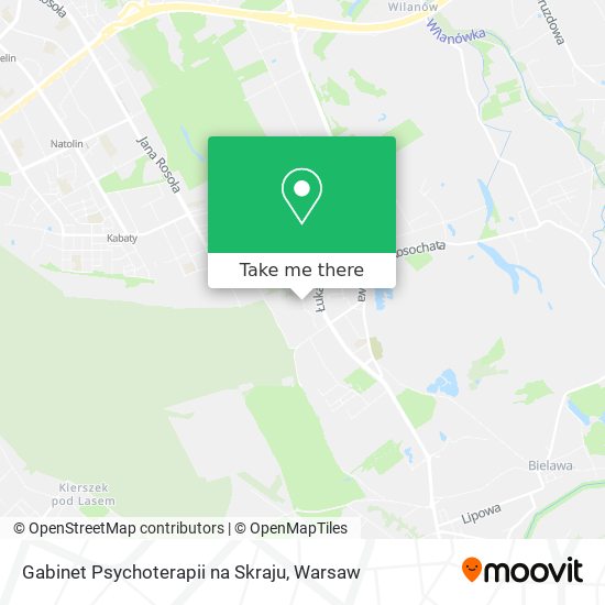 Gabinet Psychoterapii na Skraju map