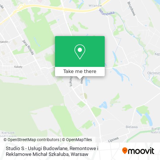 Studio S - Usługi Budowlane, Remontowe i Reklamowe Michał Szkałuba map