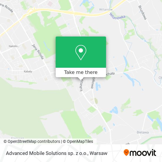 Карта Advanced Mobile Solutions sp. z o.o.