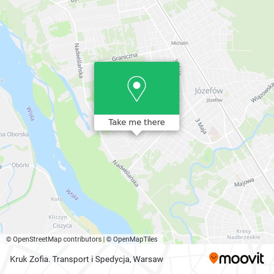 Kruk Zofia. Transport i Spedycja map