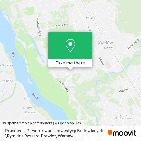 Карта Pracownia Przygotowania Inwestycji Budowlanych \Rymidr \ Ryszard Drewicz