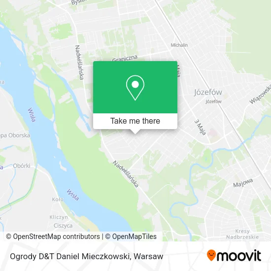 Ogrody D&T Daniel Mieczkowski map