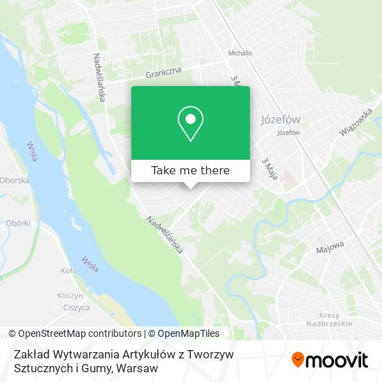 Zakład Wytwarzania Artykułów z Tworzyw Sztucznych i Gumy map