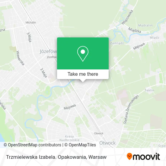 Trzmielewska Izabela. Opakowania map
