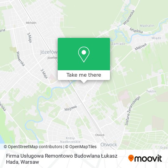 Firma Usługowa Remontowo Budowlana Łukasz Hada map