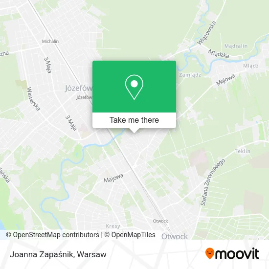 Joanna Zapaśnik map