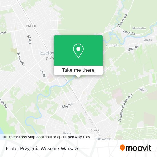 Filato. Przyjęcia Weselne map