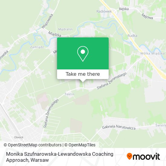 Monika Szufnarowska-Lewandowska Coaching Approach map