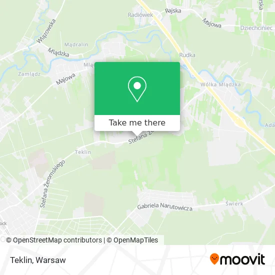 Карта Teklin