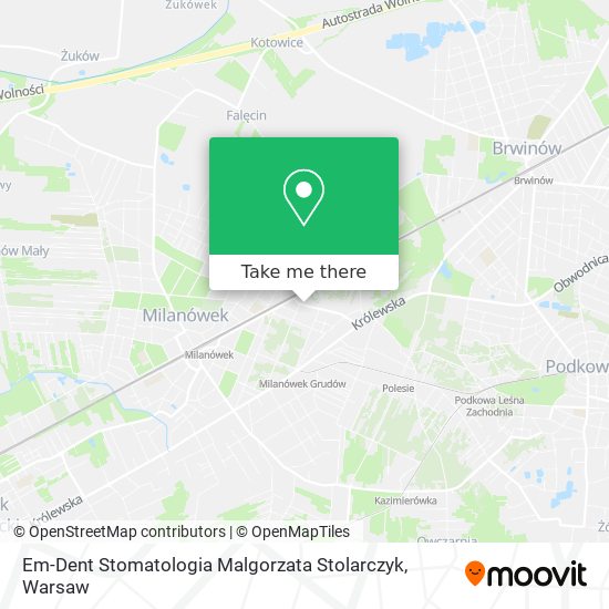 Em-Dent Stomatologia Malgorzata Stolarczyk map