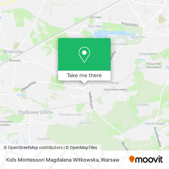 Kids Montessori Magdalena Witkowska map