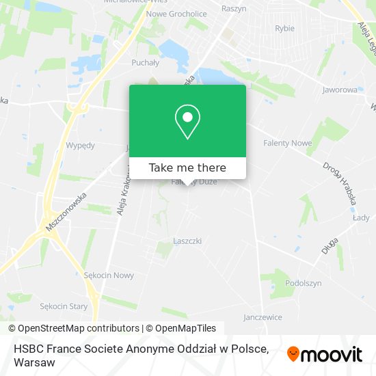 HSBC France Societe Anonyme Oddział w Polsce map