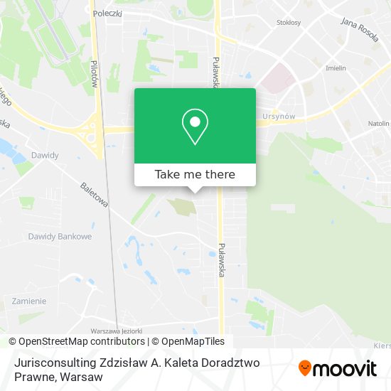 Jurisconsulting Zdzisław A. Kaleta Doradztwo Prawne map