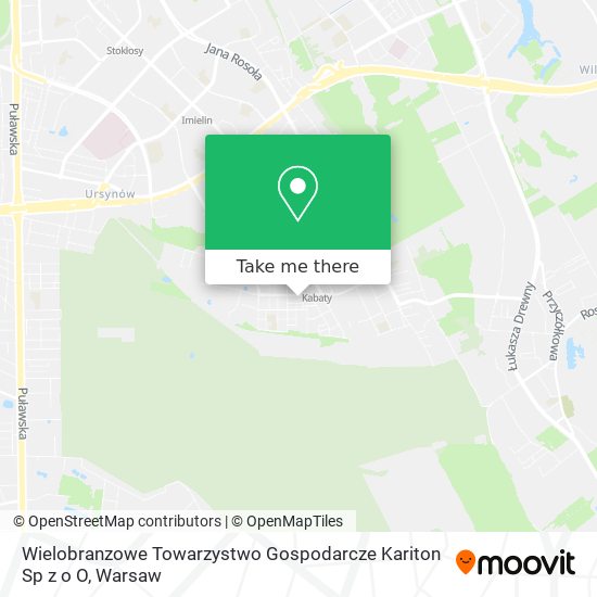 Wielobranzowe Towarzystwo Gospodarcze Kariton Sp z o O map