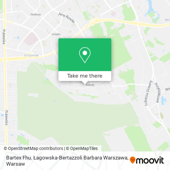 Bartex Fhu. Łagowska-Bertazzoli Barbara Warszawa map