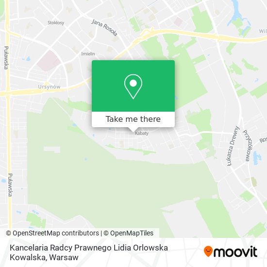 Kancelaria Radcy Prawnego Lidia Orlowska Kowalska map