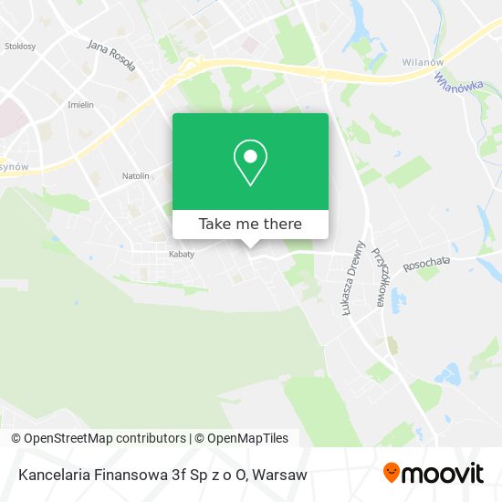 Kancelaria Finansowa 3f Sp z o O map