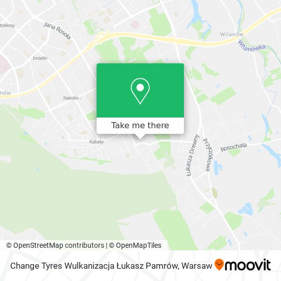 Change Tyres Wulkanizacja Łukasz Pamrów map