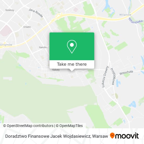 Doradztwo Finansowe Jacek Wojdasiewicz map