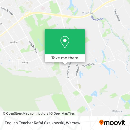 English Teacher Rafał Czajkowski map