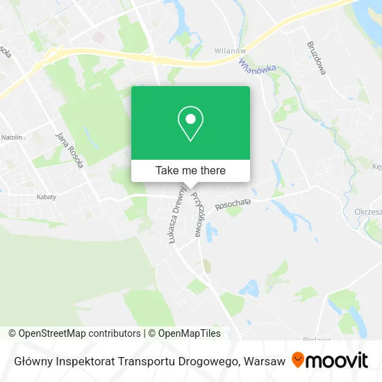 Główny Inspektorat Transportu Drogowego map