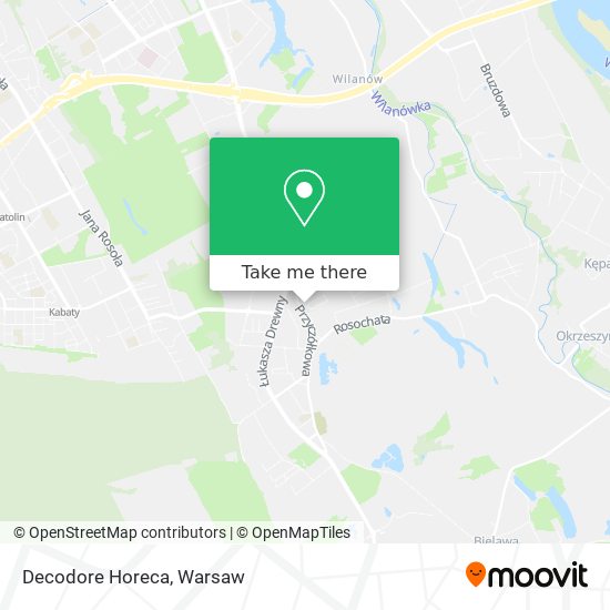 Decodore Horeca map