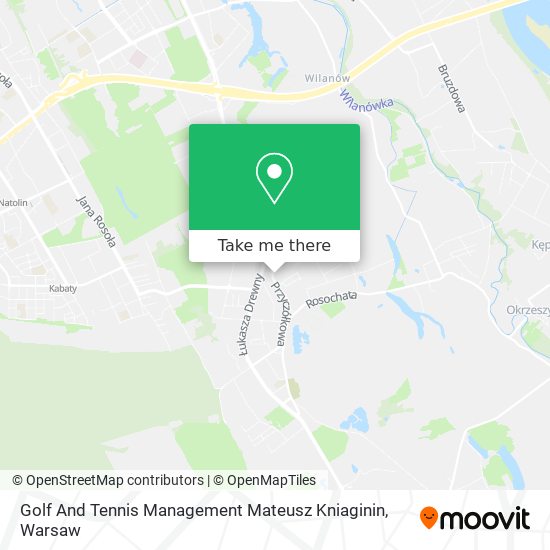 Golf And Tennis Management Mateusz Kniaginin map