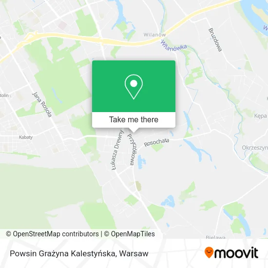 Powsin Grażyna Kalestyńska map