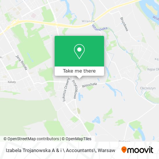 Izabela Trojanowska A & i \ Accountants\ map