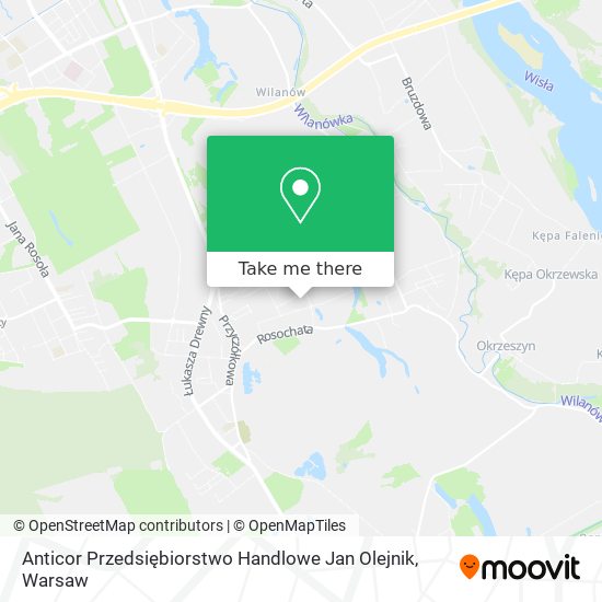 Anticor Przedsiębiorstwo Handlowe Jan Olejnik map