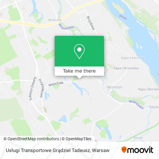 Usługi Transportowe Grądziel Tadeusz map