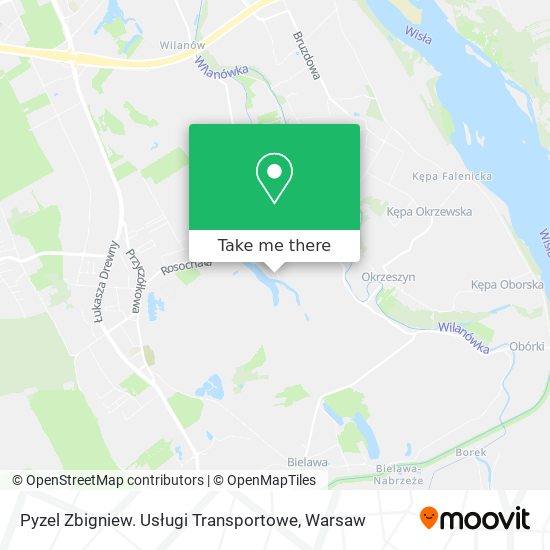 Pyzel Zbigniew. Usługi Transportowe map